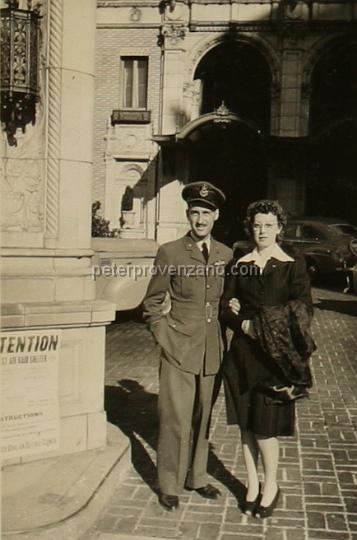 Peter Provenzano Photo Album Image_copy_183.jpg - Peter Provenzano with an unkown woman. Location and date unkown.